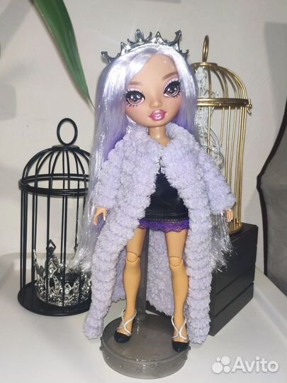 Кукольная одежда, шуба в пол и до талии