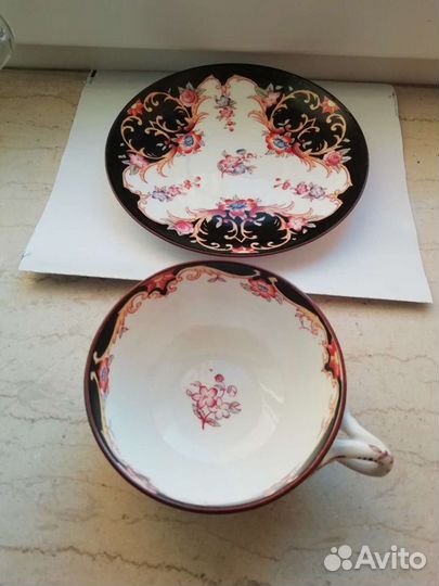 Чайная пара Sarregeumines (Гарднерь) 1860г