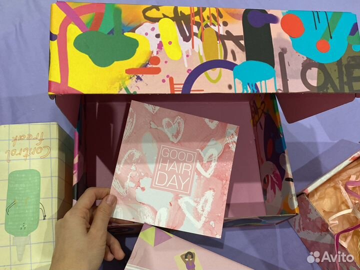 Коробки от косметики tigi