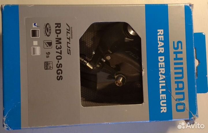 Задний переключатель shimano altus RD-M370