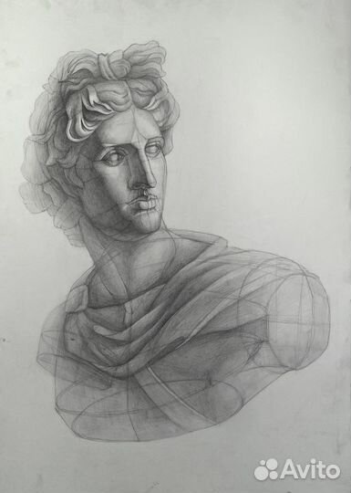 Академический рисунок,живопись,отмывка на заказ