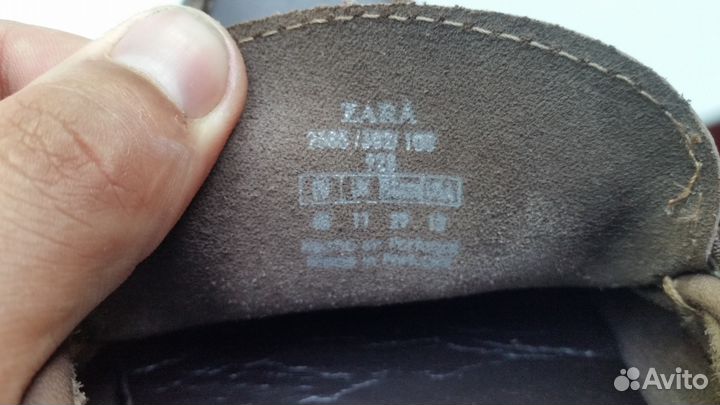 Zara мокасины