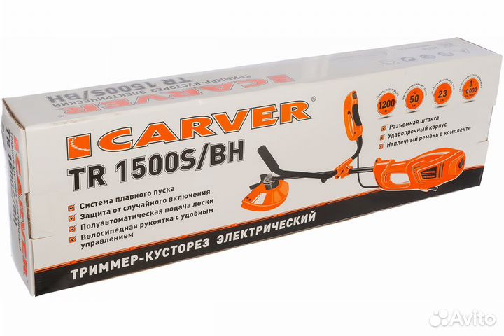 Электрическая коса carver TR-1500S/BH
