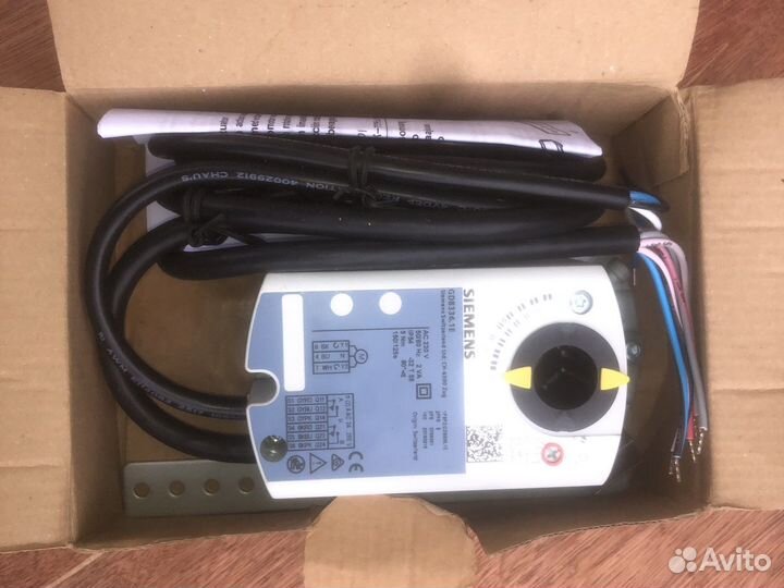 Электропривод вентиляционной заслонки Siemens