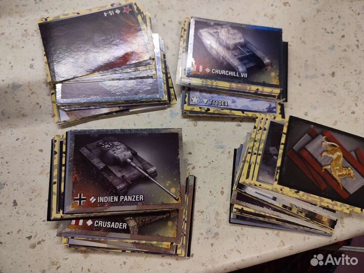 Карточки коллекционные world of tanks