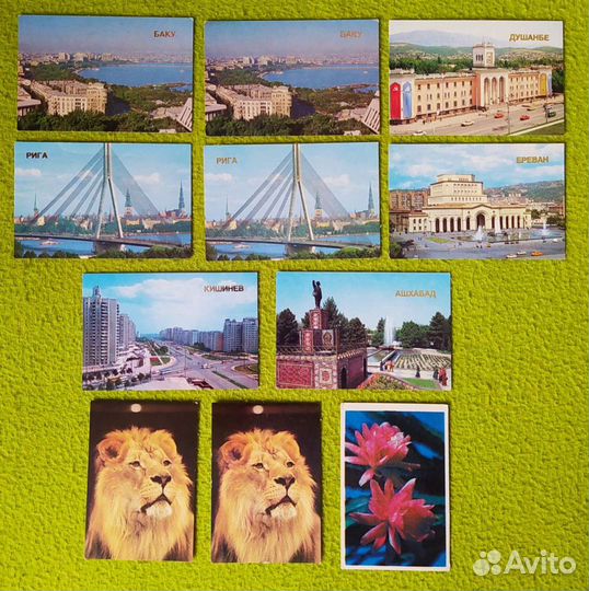 Календарики СССР