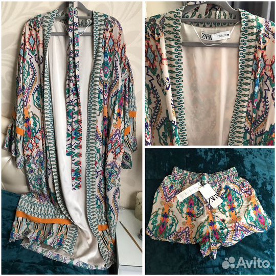 Кимоно, платье, костюм Zara limited edition