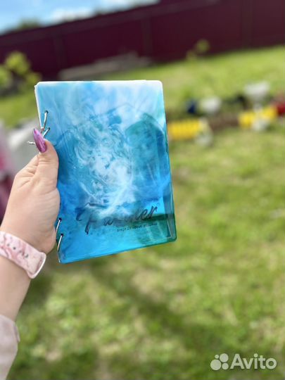 Планер ежедневник из эпоксидной смолы