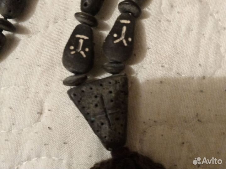 Бусы ручной работы старые