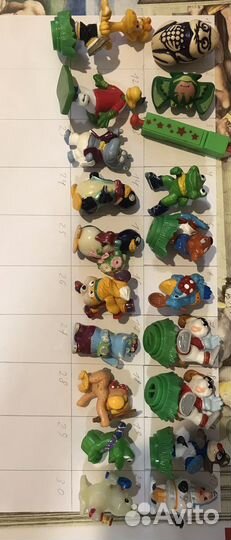 Игрушки из киндера 90х и 00х