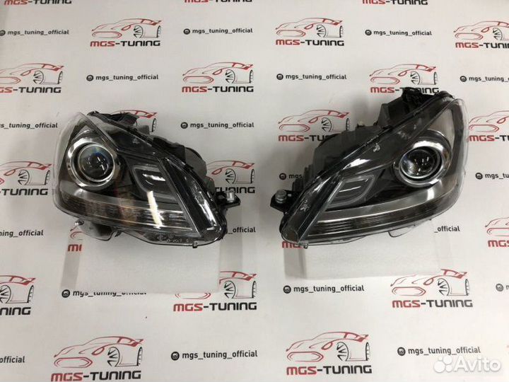 Рестайлинг фары на Mercedes w204 c-class