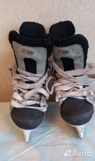 Коньки хоккейные Zeqna,размер 34