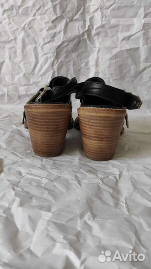 Кожаные сабо ASOS