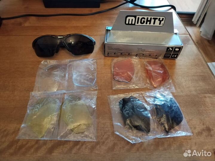 Очки Mighty для велоспорта, комплект сменных линз