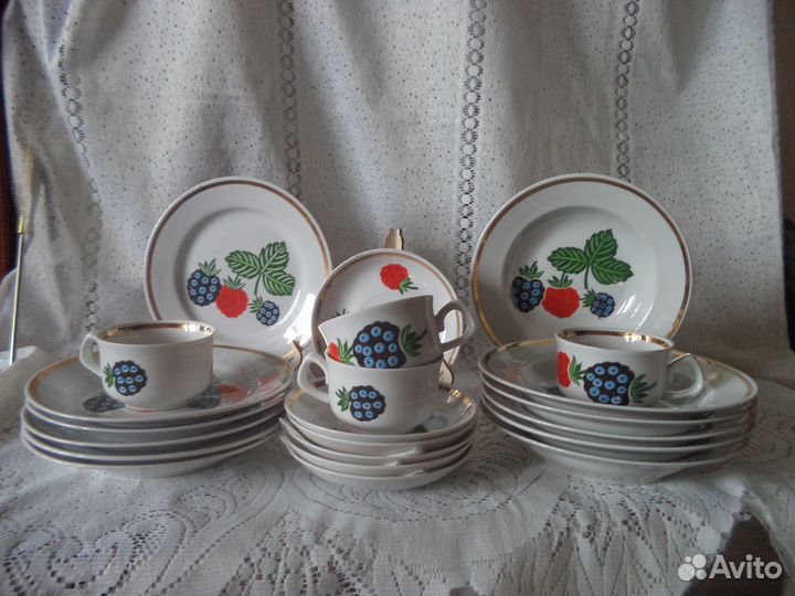 Столовый сервиз Набор для сервировки СССР 80х