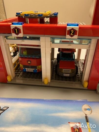 Lego city 60004 пожарная станция
