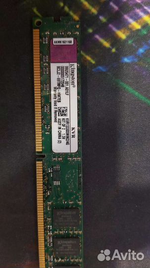 Оперативная память ddr3 две по 2gb