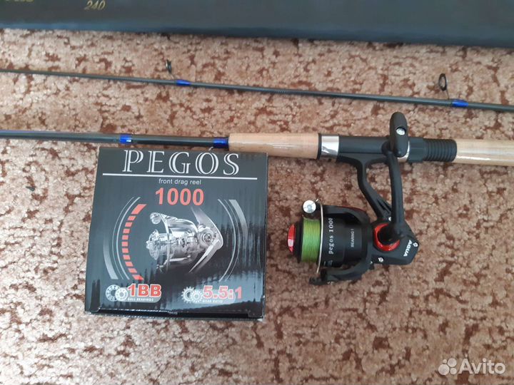 Спиннинг Катана с катушкой