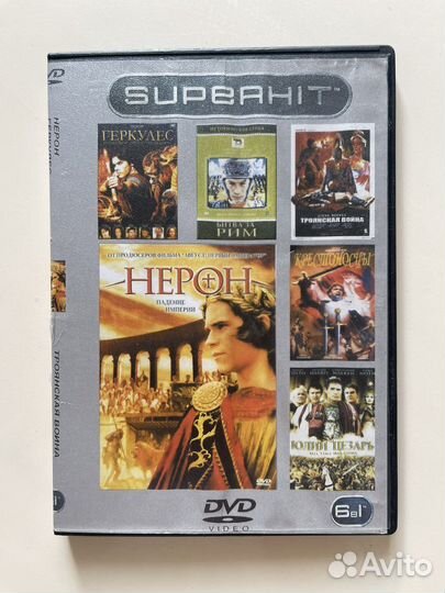 Новый DVD video 6в1 ретро исторические боевики
