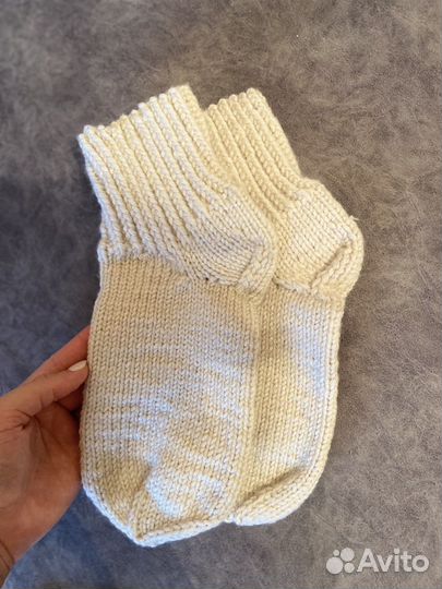 Вязанные носки ручной работы