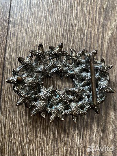 Пряжка для ремня со стразами