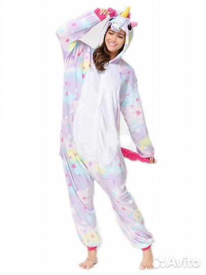 Пижама кигуруми взрослая единорог