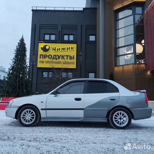 Hyundai Accent 1.5 МТ, 2005, 256 000 км