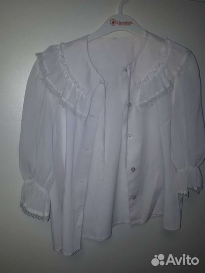 Блузки для девочки школьные