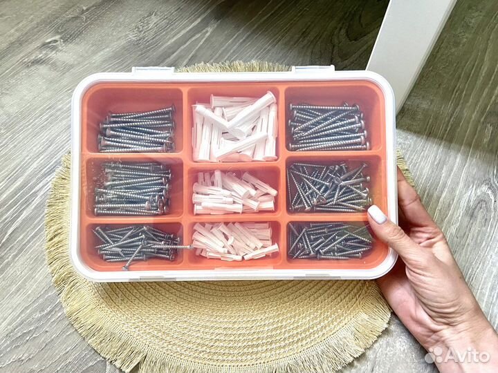 Набор шурупы с дюбелями икеа фикса 260 шт