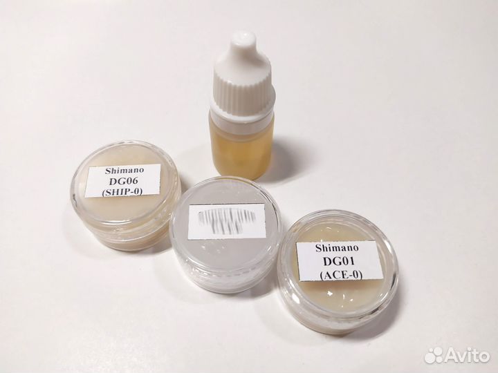 Комплект смазок для рыболовных катушек