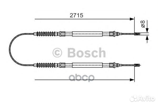 Тормозной трос 1987482003 Bosch