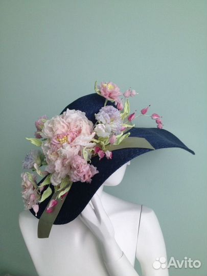 Шляпа женская соломенная