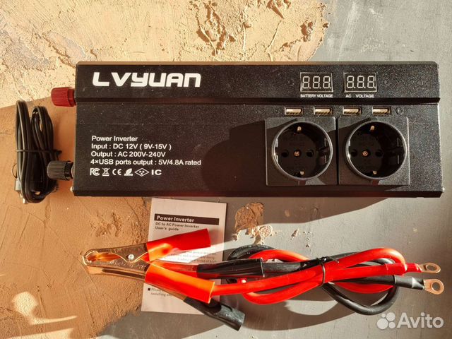 Инвертор 12/24 в 220 вт 5000W,есть видео,в наличии