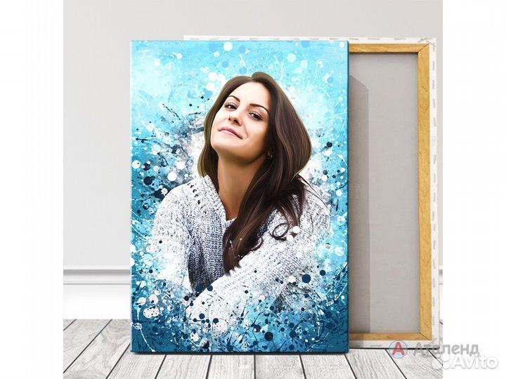 Печать фото на холсте, обработка фото в стилях