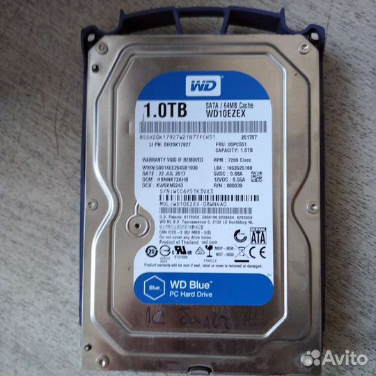 HDD 1TB wd10ezex WD Blue SATA