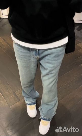 Джинсы Zara Flared Jeans Голубые