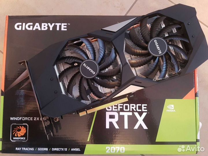 Видеокарта RTX 2070 8GB