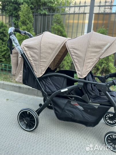 Коляска прогулочная для двойни новая