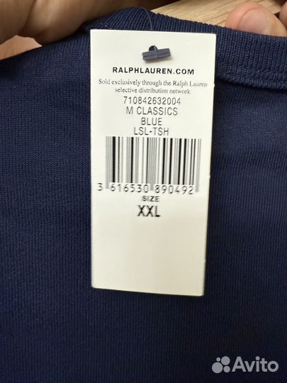 Пуловер Polo Ralph Lauren XXL оригинал