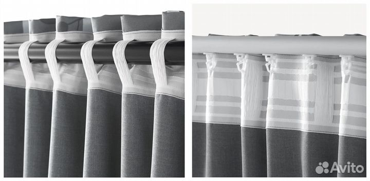 Гардины (шторы) gunni икеа
