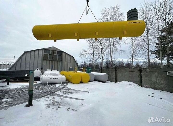 Газгольдер, доставка, монтаж