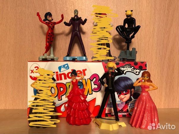 Игрушки леди баг и супер кот киндер