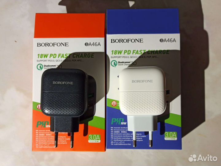 Сетевое зарядное устройство BA46A с Q. C. 3.0