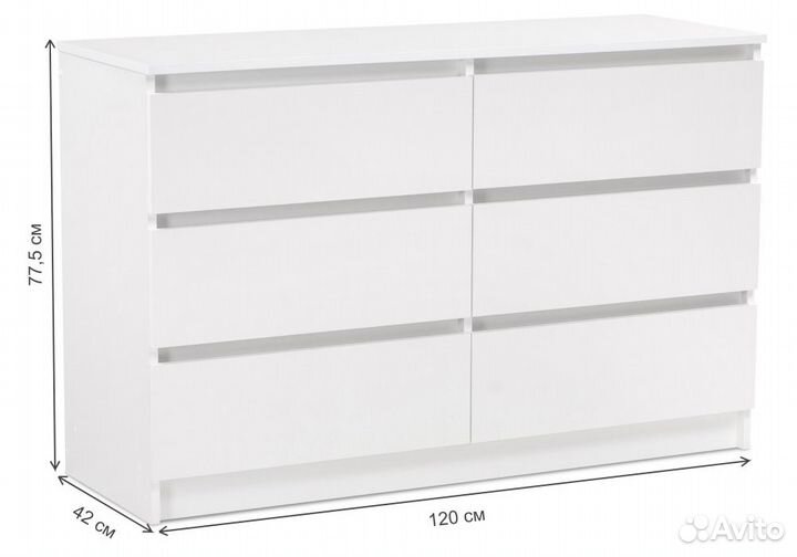 Мебель для спальни Мадера К6М белый эггер