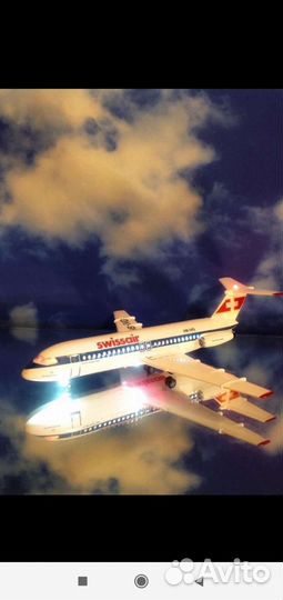 Модели самолётов Bac1-11иFokker100.Уникальные