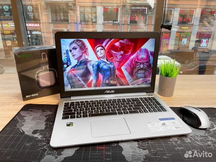 Ноутбук Asus с Geforce GTX для игр