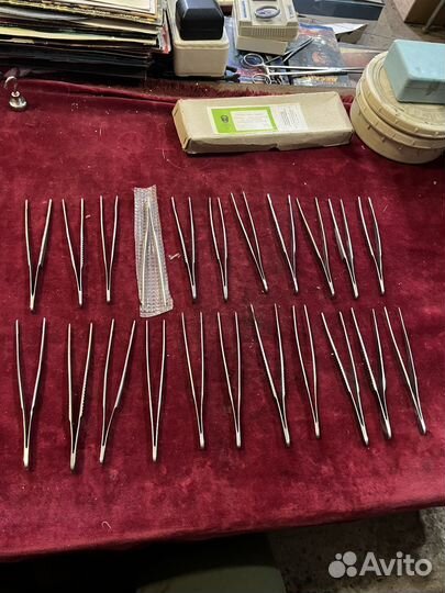 Пинцет медицинский 15 см СССР