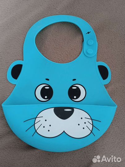 Нагрудник для кормления силикон