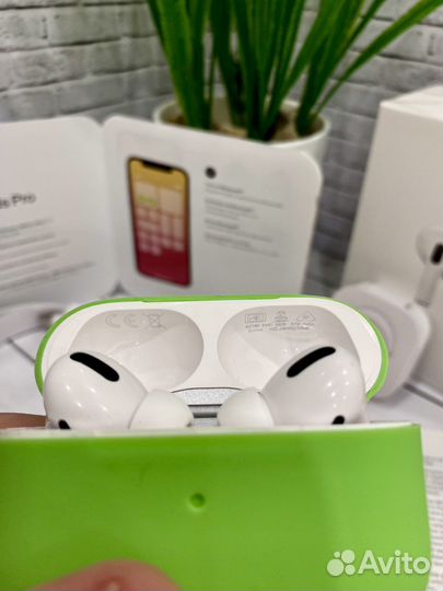 Airpods Pro новые + чехол + гарантия
