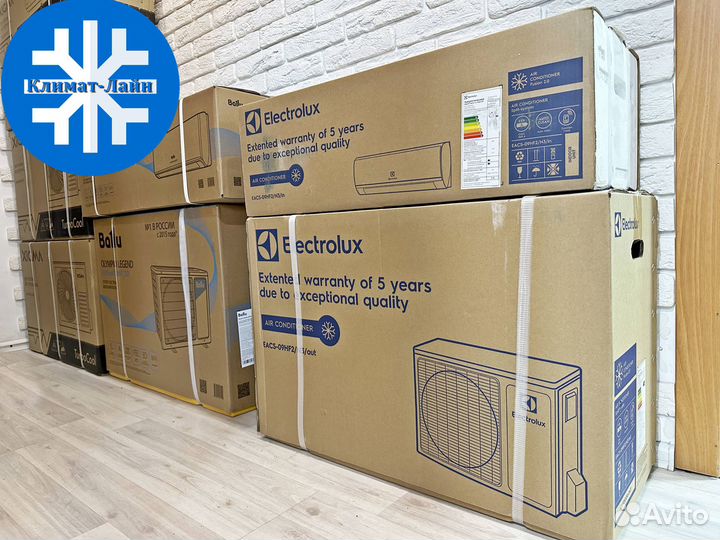 Кондиционеры Electrolux Fusion 2.0. Гарантия 5 лет